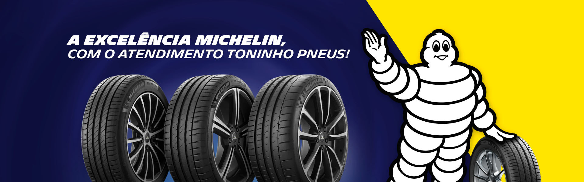 Banner Michelin da Toninho Auto Center